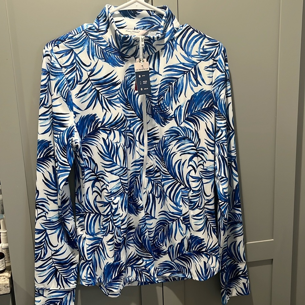 Tommy Bahama golf pullover women sz L NWT